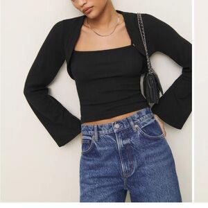 Reformation Classic Black Top